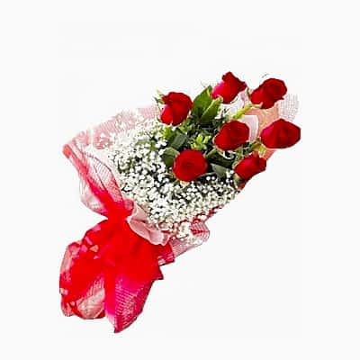 7 Kirmizi G�l Buketi
