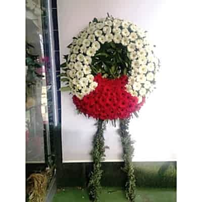 K�rm�z� Beyaz Cenaze �elenk �i�e�i