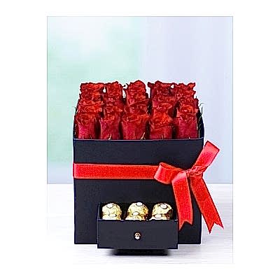 Kutu G�l S�rpriz �ikolata